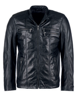 Mustang Biker Jacket Męska Kurtka Skórzana Elegancka na Zamek MU-M242-164